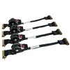 Mytee Products 1'' x 12' Retractable Ratchet Straps for E-Track