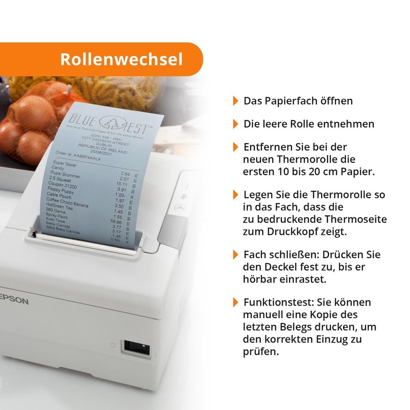 Blue4est® Eco Thermal Rolls 58 x 50 x 12 mm