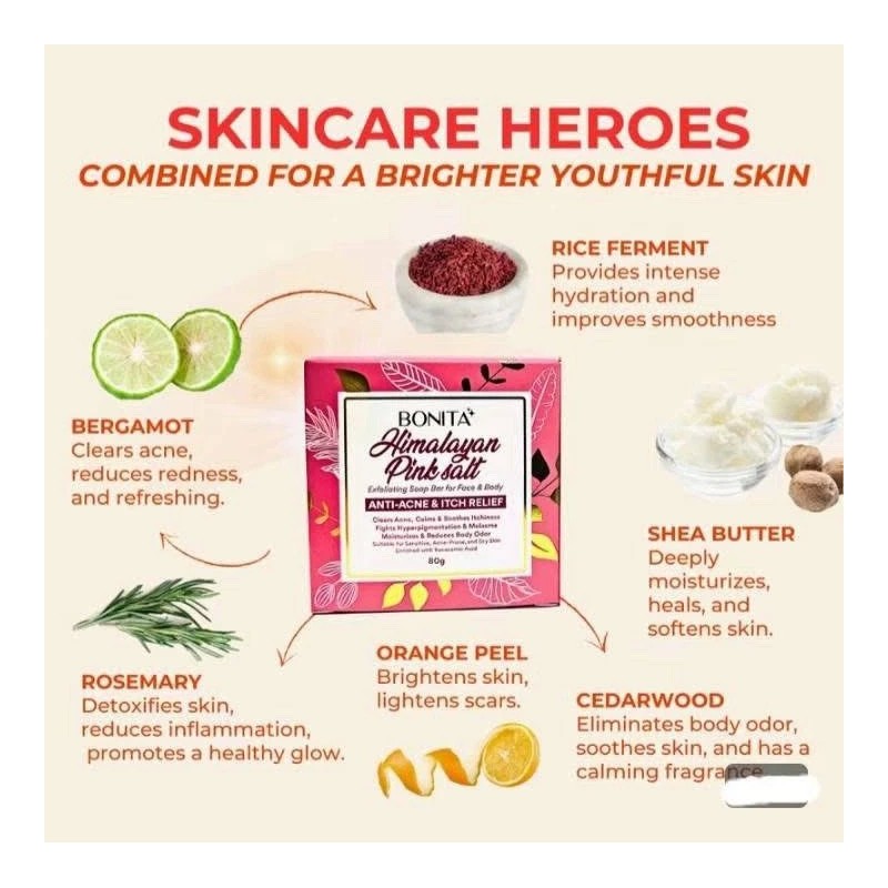 BONITA Himalayan Pink Salt Oil & Himalayan Pink Salt Soap