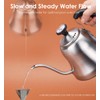 Chefbar Tea Kettle with Thermometer for Stove Top Gooseneck Kettle,