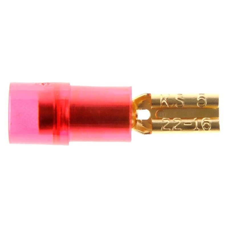Dorman Conduct-Tite Female Audio Disconnect, .11", Red, 22-18 Gauge