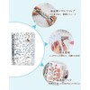 Sticker Notebook, Transparent, M5 Size, Mini Binder (20 Refill Sheets,