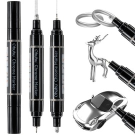Ohuhu Plated Pen, Silver, Thick and Extra Fine, Set of 3
