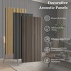 KERRAM 4-Pack Wood Veneer Acoustic Wall Panels Decorative Acoustical Panel