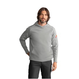 Red Kap Men's Water Repellant Pullover Hoodie, Alloy, Medium