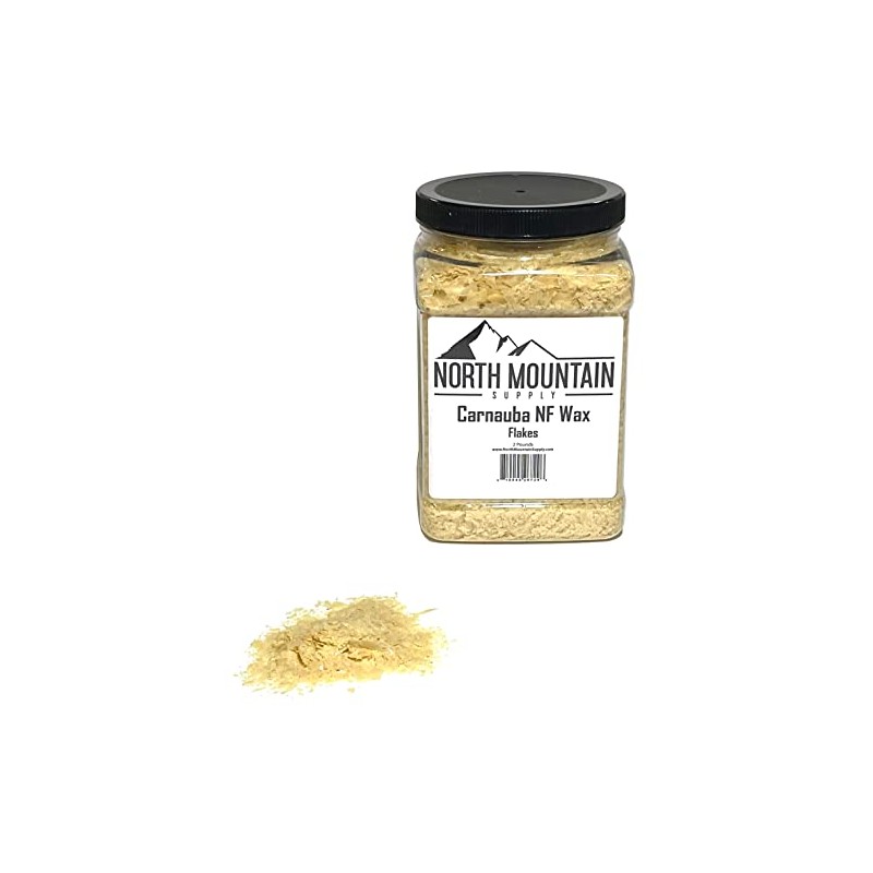 North Mountain Supply Carnauba NF Wax Flakes - Great for
