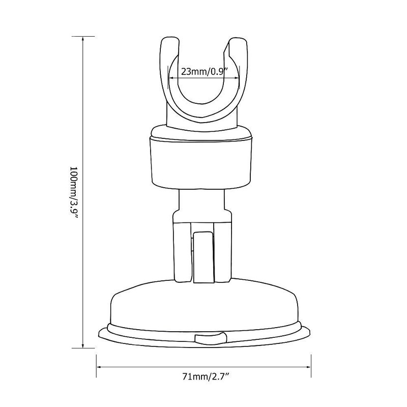Adjustable Shower Holder Suction Cup with Strong Suction for Universal