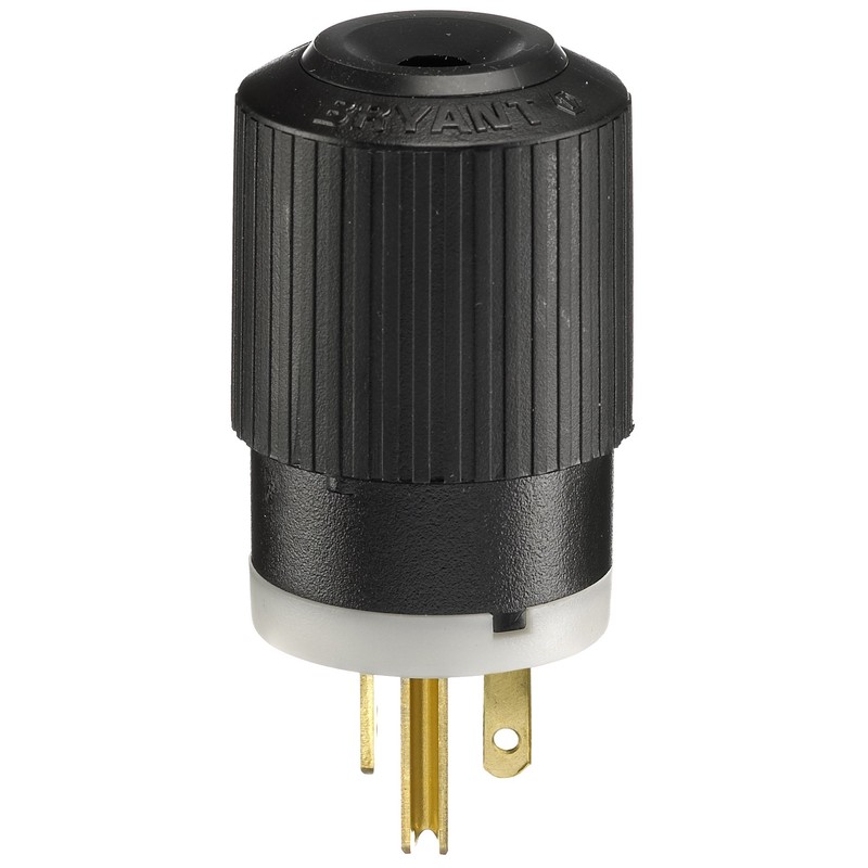 Bryant Electric BRY5366NP Industrial Grade Straight Blade Plug, Grounding, NEMA