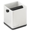 Launch Container for Coffee Grounds in Polished Stainless Steel