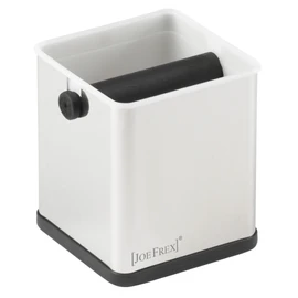 Launch Container for Coffee Grounds in Polished Stainless Steel