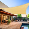 Shade&Beyond Shade&Beyond 8'x10' Sun Shade Sails Canopy Rectangle Sand 185GSM