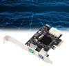 PCIe to PS/2 Adapter Card MCS9990CV Chip Built in USB2.0