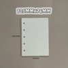 Sticker Notebook, Transparent, M5 Size, Removable, 10 Refills + 2