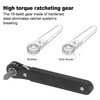 11Pcs Mini Screwdriver Set 1/4in Pocket Micro EDC Tool Ratchet