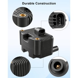 Coil Fit for DXL FLT FXD FLST FXST Sportster 883 1200 1999 2000 2001 2002 2003 2004 2005 2006 Replace 31655-99 2102-0225