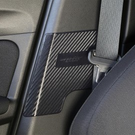 MONSTER SPORT 898110-7600M Seat Belt Protector, Swift Sport [ZC33S], Set of 2, Scratch Prevention, Interior Protection, Made in Japan, Black B Pillar Guard