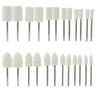 Luo ke 24 Pcs Wool Felt Polishing Bits - 3/32''