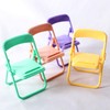 4Pcs Foldable Mini Chairs - Cute Tiny Folding Phone Holders,