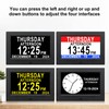 Johnziny Digital Day Clock 7 Inch,Calendar Clock,Dementia Clocks for Seniors,Clock