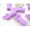 6pcs of Purple Knitting Needles Point Protectors Needle Point Tip
