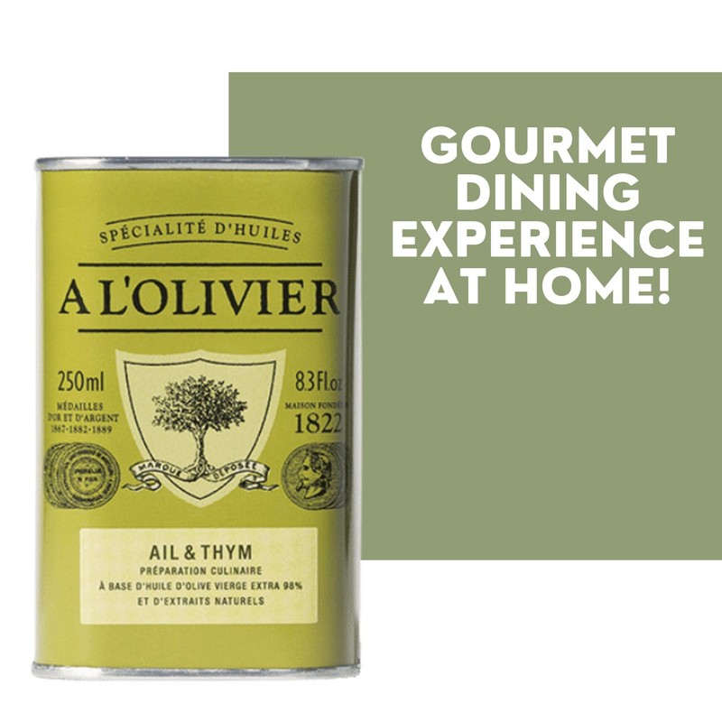 Garlic Thyme EVOO olive oil 250 ml