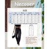 Necooer Women's Wide Leg Jeans High Waisted Distressed Boyfriend Jeans