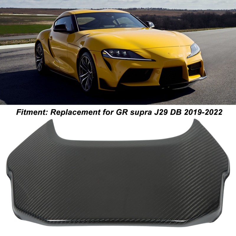 Center Console Dashboard Cover Carbon Fiber Interior Decoration Replacement for