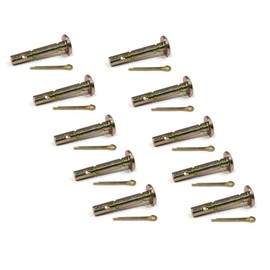 The ROP Shop | (Pack of 10) Shear Pin & Cotter for Cub Cadet 528SWE, 530SWE, 526WE, 10028, 8526
