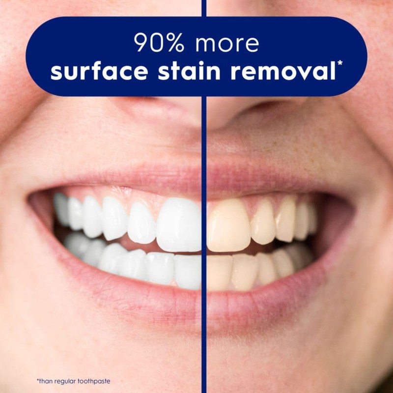 Crest 3D White Advanced Charcoal Teeth Whitening Toothpaste with Fluoride,