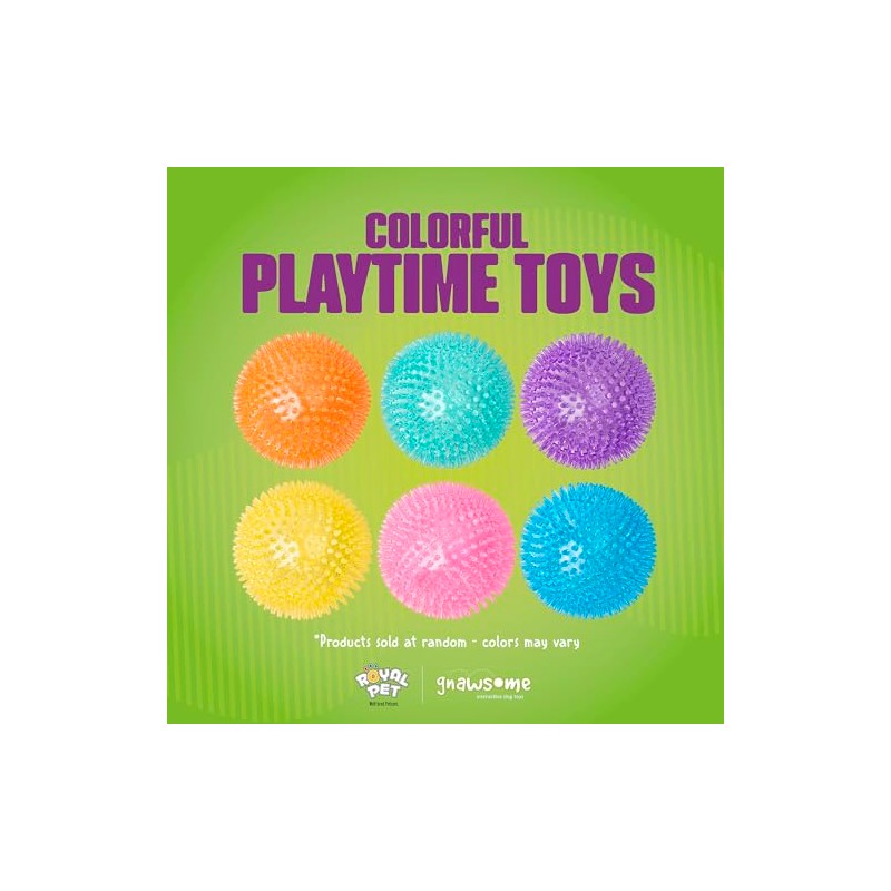 Gnawsome - Pelota de chirriador para Perro, tamaño Mediano, 8,9
