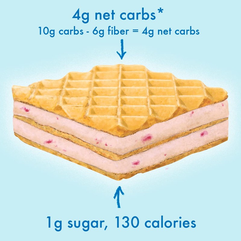 Rip Van Strawberry Keto Wafer Cookies - Healthy Vegan Snacks