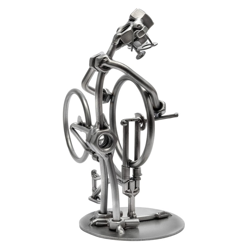 STEEMO Screw Man Bicycle Repair Bicycle Mechanic Gift Metal Art