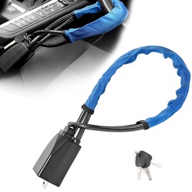 Cerradura de Volante de Coche Baston de Seguridad Universal para Auto con 3 Llaves Baston para Carro Dispositivo Antirrobo para Automóviles Candado de Prevención de Robo para Camiones Furgonetas SUV