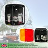 fouraces trailer lights - 2 set, with wiring diagram, tail