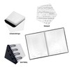 A4 Music File Folder,50 Sheet/100Pages Choir Folder, Waterproof Presentation Folder
