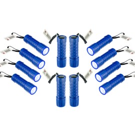 SE Blue 45 Lumens Flashlights (12-Pack) - FL3702BL-1W-12