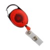 Pack of 10 Ski Pass Holders, Red, Transparent, ID Card