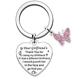 FMCC Girlfriend Gifts Keyring- I Love You Gifts for Her Girlfriend Birthday Christmas Valentines Anniversary Present
