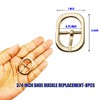 Atskonnen Shoe Buckle Replacement Set 3/4 Inch for Purse Strap