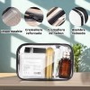 Cosmetiquera Transparente Brocha Esponja Maquillaje 18pzs