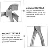 IWOWHERO Press Flatten Pliers Flat Nose Pliers for Leather Strong