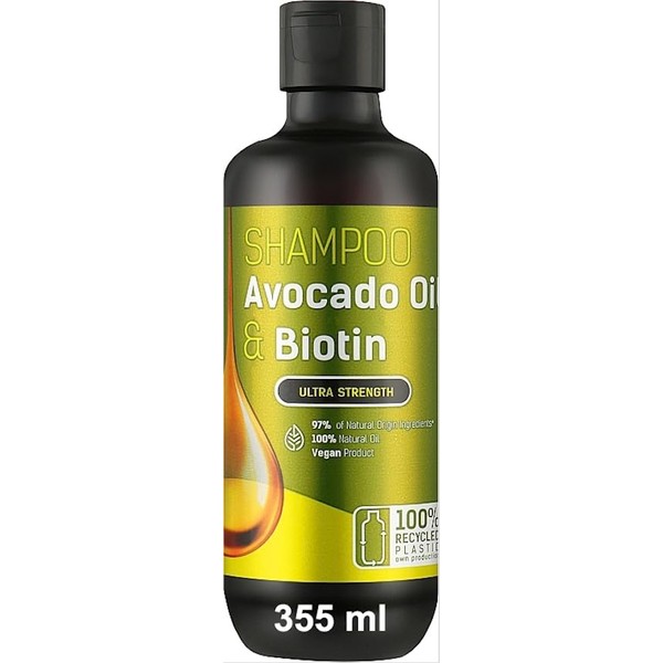 Bio Naturell Shampoo with 100% Natural Avocado Oil and Biotin