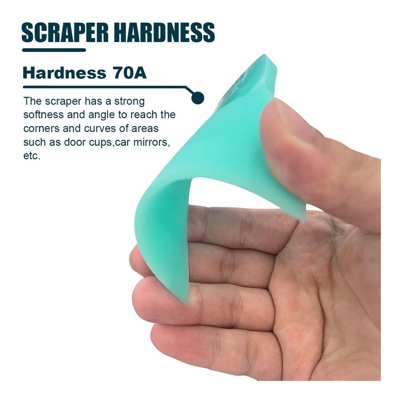 Window Tint Squeegee, PPF Squeegee Vinyl Wrap Tool, 70A Hardness