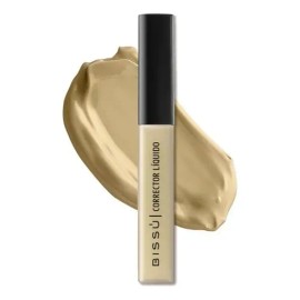 Corrector Líquido Bissú Tono 04 Polvorón - 10g -Corrector De Ojeras E Imperfecciones De Alta Cobertura