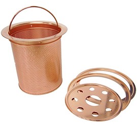 Copper Ion Power Anti-Bacterial Power Deep Copper Basket (Lid with Ring)