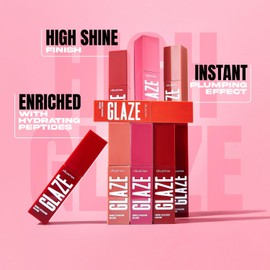 Collection Cosmetics High Glaze Lip Gloss, High Pigment, Plumping Effect, Toffee Drizzle