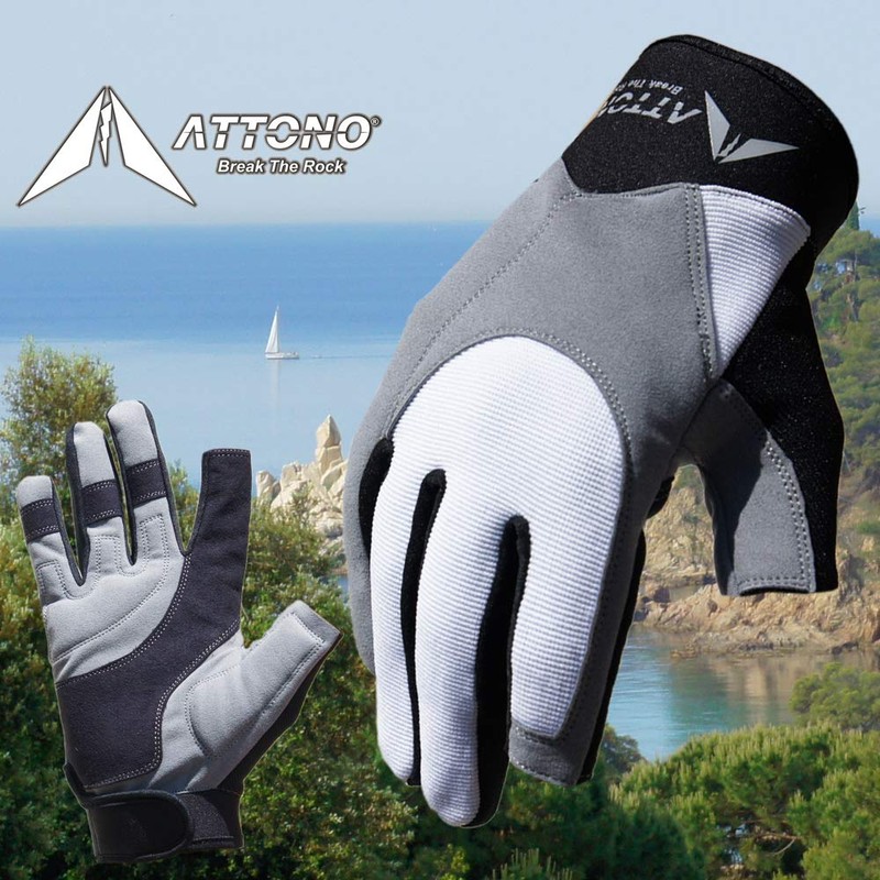 Attono Sailing and Watersport Gloves Sizes 6 - 11 Size:8
