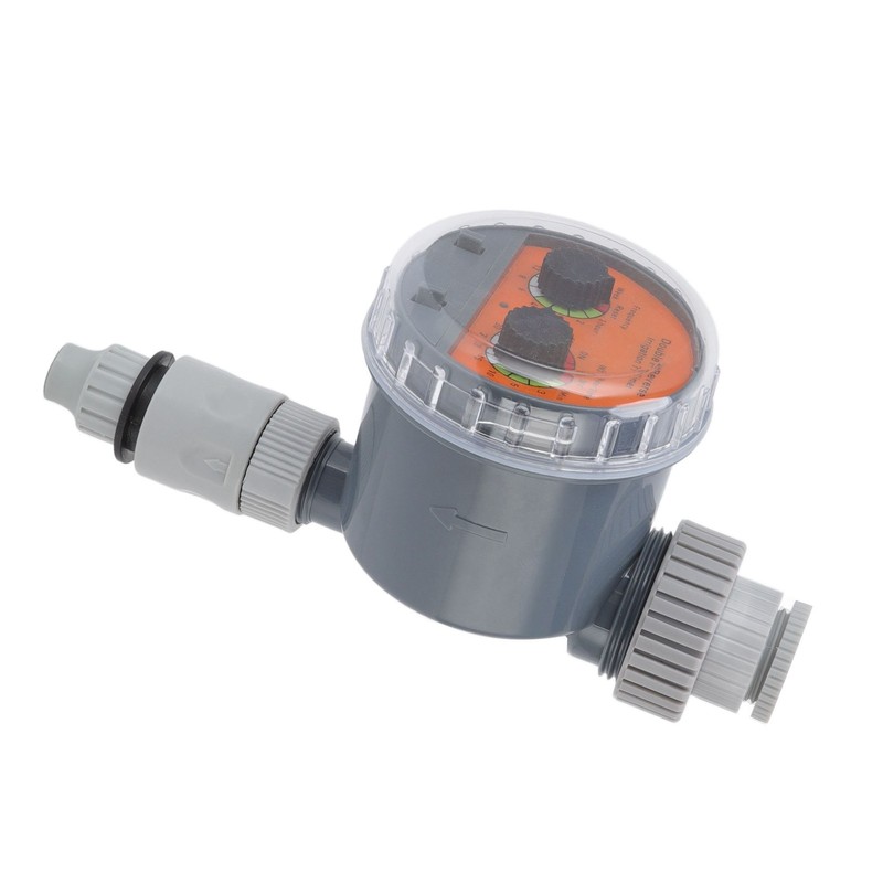 Irrigation Timer Dual Dial Ball Valve IP67 Waterproof Automatic Pressure