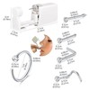 AVYRING 8Pcs Nose Piercing Kit, Piercing Gun Built-in Silver Nose