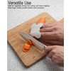 Adjustable Stainless Steel Finger Guards for Cutting Food - 2-Piece